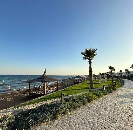 ıskelede Denize Sıfır Havuzlu Sitede Loft 1+1 Daire Boghaz